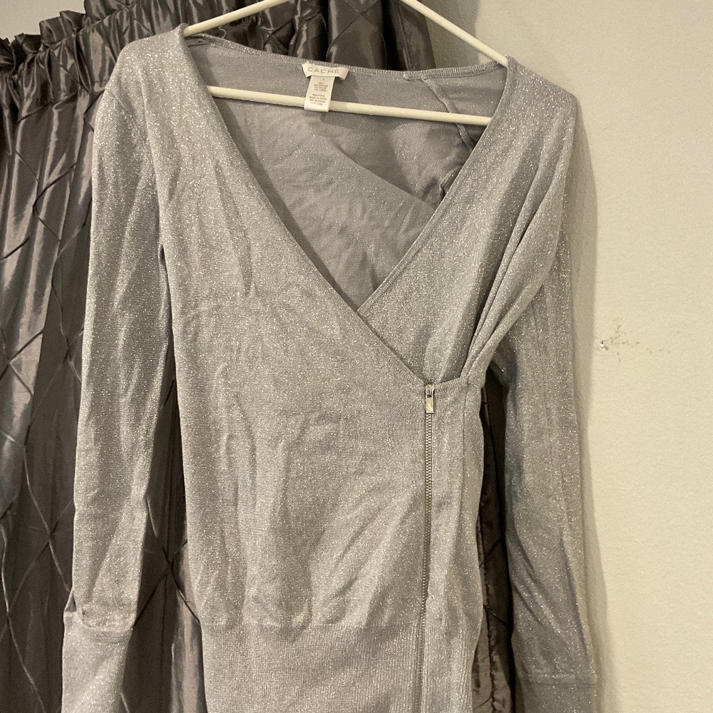 Cache Pullover Dress Shirt